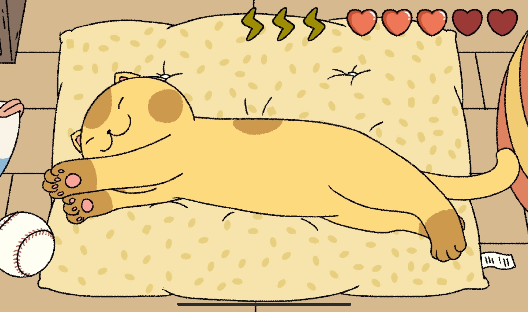 Petting your cat